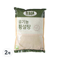 이타자 유기농 황설탕, 5kg, 2개