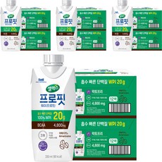 셀렉스 프로핏 웨이프로틴 아메리카노 4박스, 48개, 330ml