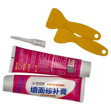 250g牆面修補膏+刮刀2入, 1入, 1組