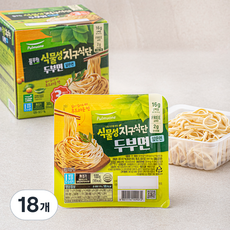 지구식단 풀무원 식물성 지구 식단 두부면 얇은면, 300g, 6개