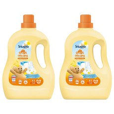 스너글 실내건조 섬유유연제 허거블 선샤인 본품, 4L, 2개