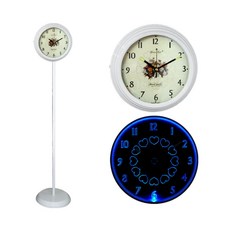 원목스탠드시계