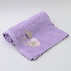 베이비베어 바스타올, 곰세마리  퍼플, 1개