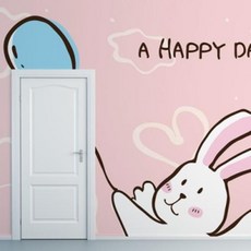 토끼벽지