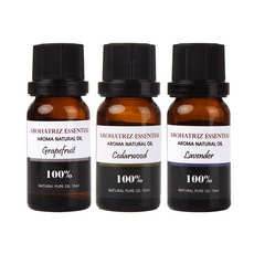 아로하트리즈 에센셜오일 그레이프 프룻 + 시더우드 + 라벤다 프렌치, 10ml, 1세트