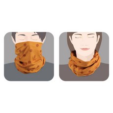 알리프 마스카프 Cookie Dot