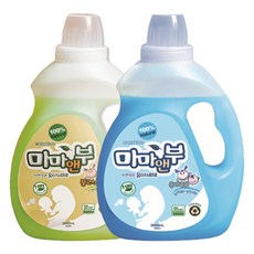 마마앤부 유아세제 PLUS 세제 온가족용 2L 세트, 1세트, 유아세제 PLUS 1개 + 온가족용 세제 2L 1개