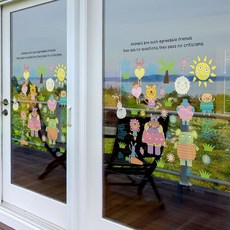 어린이집창문시트지