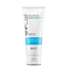 SNP 랩 플러스 트리플 워터 딥 클린 페이셜 폼, 150g, 1개