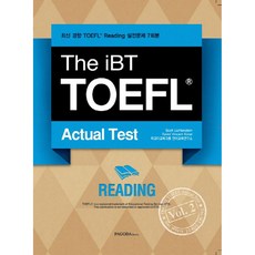 The iBT TOEFL Actual Test Vol 2 Reading, 파고다북스
