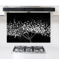 아트키친글라스 주방아트보드 900 x 600 mm, 방울꽃나무, 1개