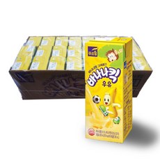푸르밀 바나나킥 우유, 200ml, 24개입