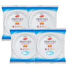 롯데이라이프 저발포 PS 일회용접시, 4개