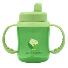 그린스프라우츠 논슬립 시피컵 180ml, 그린, 1개