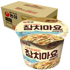 농심 참치마요 큰사발 컵라면 119g, 16개