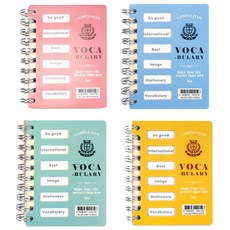 아이비스 캠퍼스좌철단어장 SP, 핑크, 블루, 민트, 옐로, 4개입