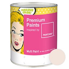 노루페인트 팬톤 멀티 에그쉘광 페인트 1L, Cream Pink (11-1306), 1개