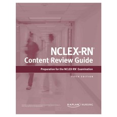 [해외도서] Kaplan NCLEX-RN Content Review Guide, Kaplan Test Prep