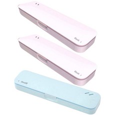 아이리버 휴대용 칫솔 살균기 세트 TBS-100 핑크 2p + 블루, 핑크, 블루