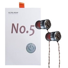 주크박스 커널형 이어폰 Ultra bean NO.5, Silver