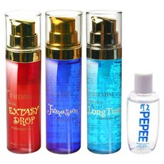 고려티엠 발렌타인 조이 자무섬 마사지젤 40ml + 환타스틱 롱타임 펌프 마사지젤 40ml + 엑스타시드롭 핫 오일 40ml + 페페 꼬마 바디 마사지젤 20ml, 1세트