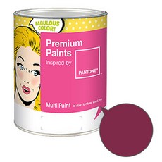 노루페인트 팬톤멀티 에그쉘광 핑크 바이올렛 계열 페인트 1L, 비트레드(19-2030), 1개