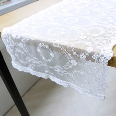 레이스자수식탁러너