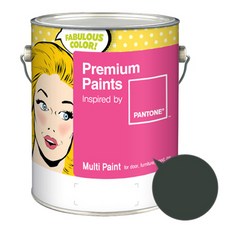 노루페인트 팬톤멀티 에그쉘광 루즈 그린 파스텔계열 페인트 4L, 딥 포레스트(19-6110), 1개