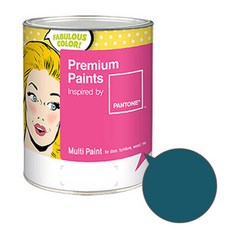 노루페인트 팬톤멀티 에그쉘광 스트롱 그린계열 페인트 1L, 블루 코럴, 1개