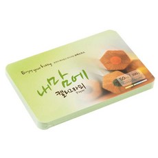 종이문화 내 맘에 캘리그라피 슈퍼스므스 엽서 패드, green, 50매입