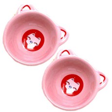 아리코 소동물 세라믹 캐릭터식기, 비버, 2개입