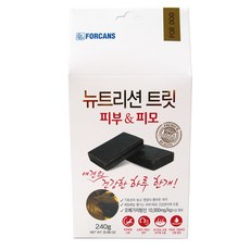 포켄스 뉴트리션 트릿 피부 & 피모 강아지 영양제, 240g, 1개