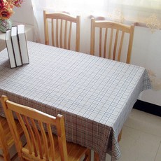 이코디 코지 타탄체크 테이블 보, 그레이, 140 x 220 cm