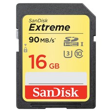 샌디스크 Extreme SDHC 메모리카드 CLASS10 SDSDXNE, 16GB