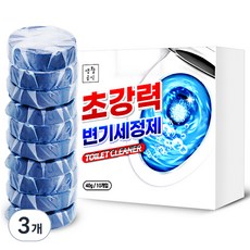 생활공식 초강력 변기세정제 10p, 40g, 3개