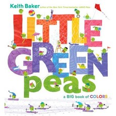 Little Green Peas: A Big Book of Colors Hardcover, Beach Lane Books