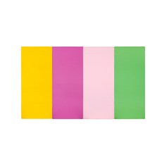 퍼니존 퍼니테라피 옐로우비비드 시리즈4 유아폴더매트 대, 옐로우 + 핫핑크 + 베이비핑크 + 그린