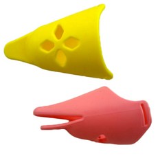 펫나인 강아지와고양이 돌고래 훈련용 입마개 M, 옐로우, 핑크, 1세트