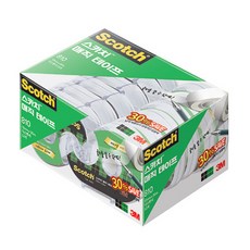 스카치 매직 테이프 세이빙팩 12mm 810D-12 12mm x 20m, 단일 색상, 12개입