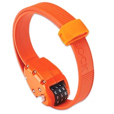 랭킹헬맷 OTTOLOCK 자전거 자물쇠 S 45cm, 오렌지(Orange), 1개