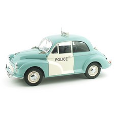 SUNSTAR 複製品 1/12 MORRIS MINOR 1000 POLICE 1963 SU047852PO 壓鑄, 混色