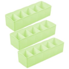 마켓감성 5칸 다용도 속옷정리함 그린, 3개