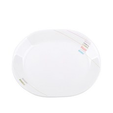 코렐 핸디크라프트 타원접시 대, 혼합 색상