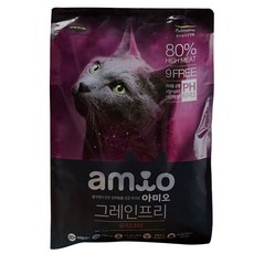 아미오 그레인프리 유리너리 고양이 사료, 5.4kg, 1개