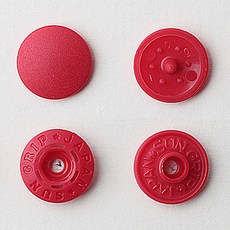 썬그립 플라스틱 T 단추 13mm, 레드, 20세트 레드, 20세트