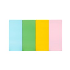 퍼니존 퍼니테라피 영유아폴더매트 스카이블루비비드시리즈2, 스카이블루 + 그린 + 옐로우 + 베이비핑크