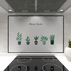 웰룸 주방아트보드 플로렌스가든 800 x 600 mm, 옅은 그레이, 1개
