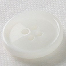 HR빅버튼 마니 단추 18mm, 화이트, 12개입