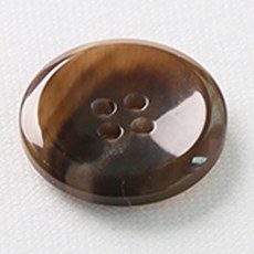 엠버튼 천사테 단추 21mm, 라이트브라운, 4개