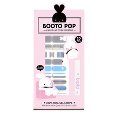 코코라인 붙이는 젤네일 스티커 BOOTO, No.7, 1세트